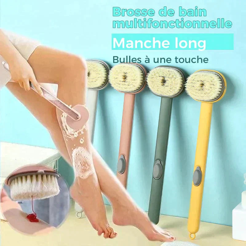 Brosse de massage et bain à manche long