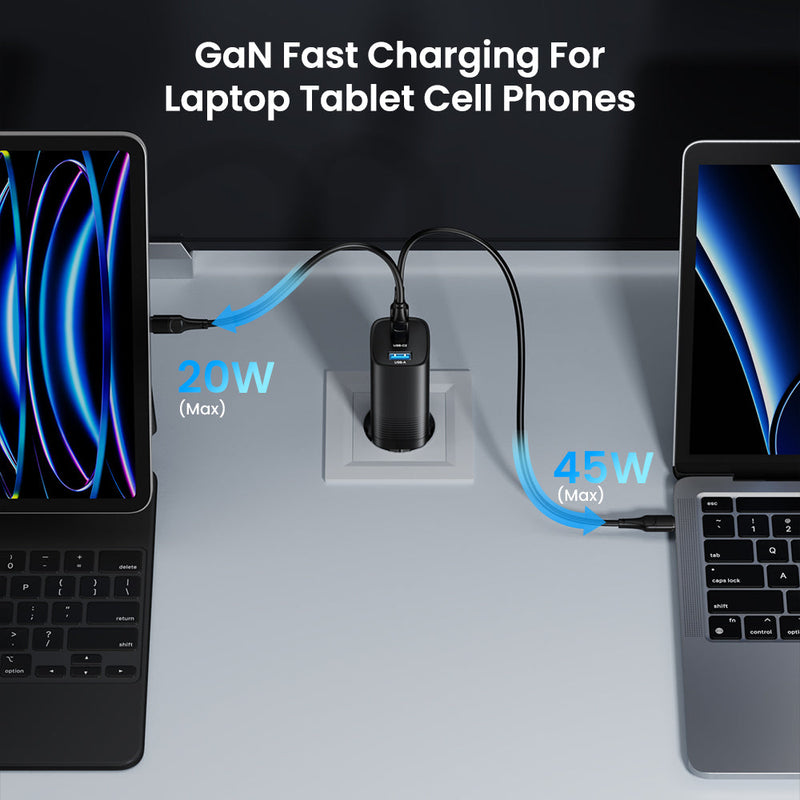 Chargeur USB Type-C 65W - ULTRA RAPIDE