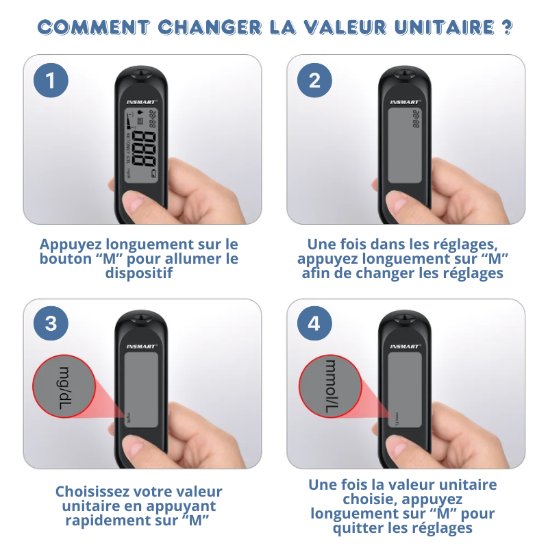 Appareil de Mesure Glycémique - Facile & Rapide