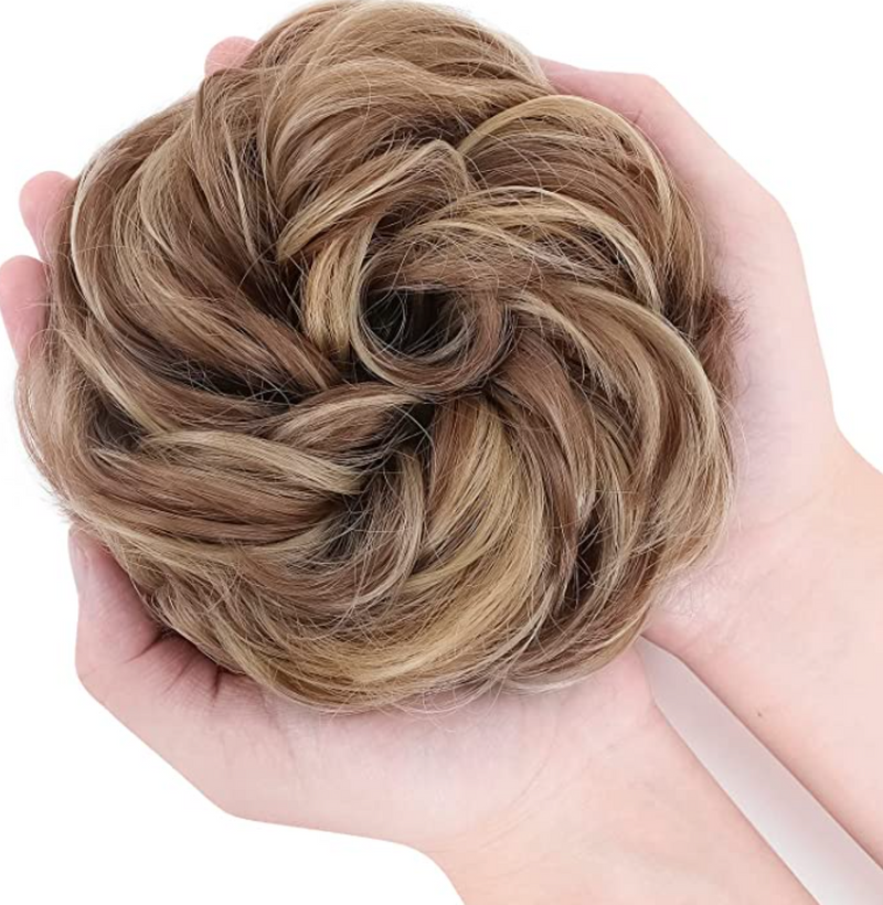 Chouchou effet faux chignon décoiffé