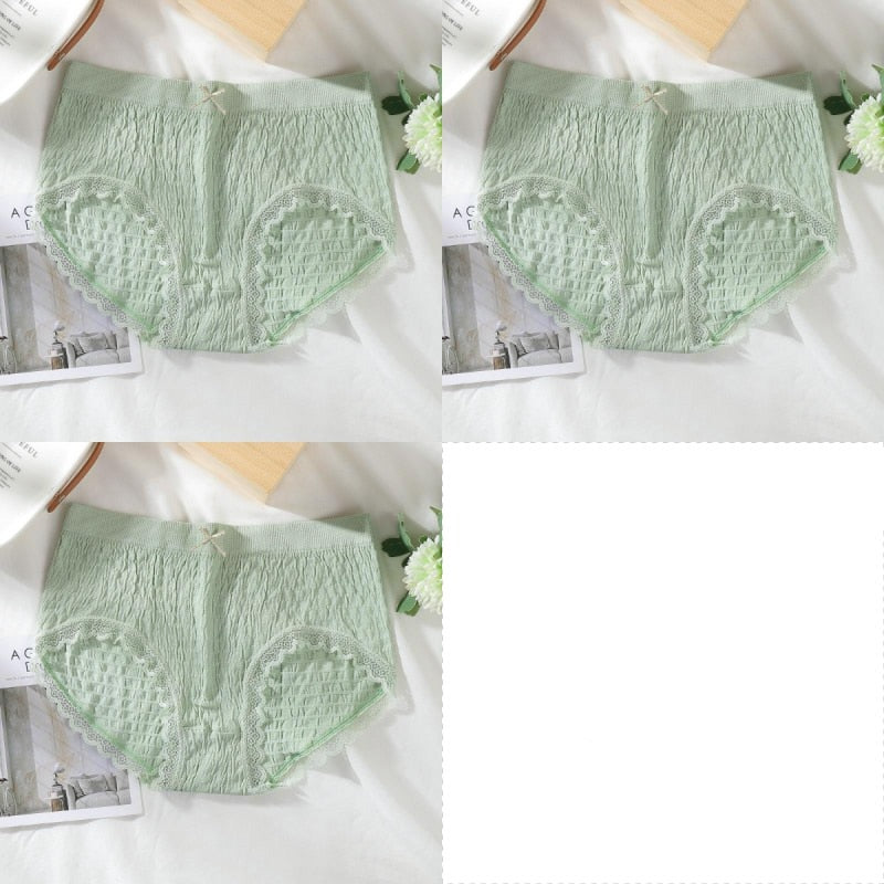 Lot de 3 Culottes en coton antibactérien pour femme