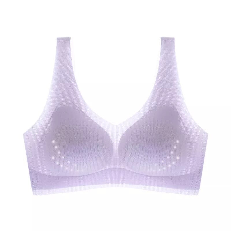 Brassière en Soie Glacée sans couture & 100% respirante
