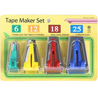 Lot de 4 Appareils à Biais pour Couture – 6, 12, 18 & 25 mm – Outils pour Ourlets, Patchwork & Quilting