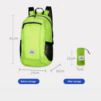 Unisex foldable backpack
