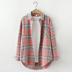 Women's plaid shirt
