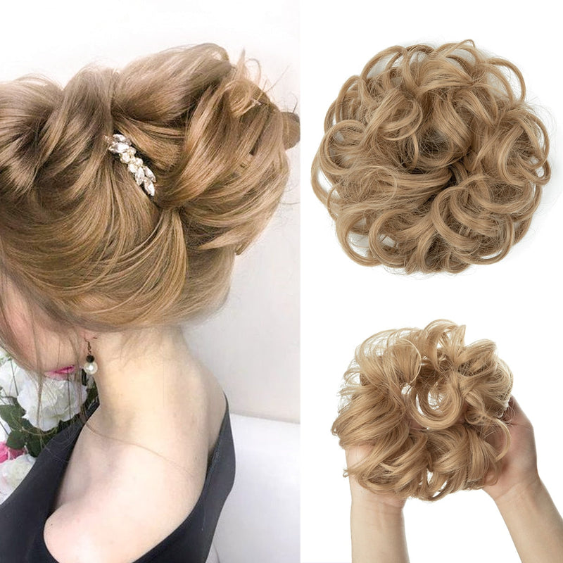 Chouchou effet faux chignon décoiffé