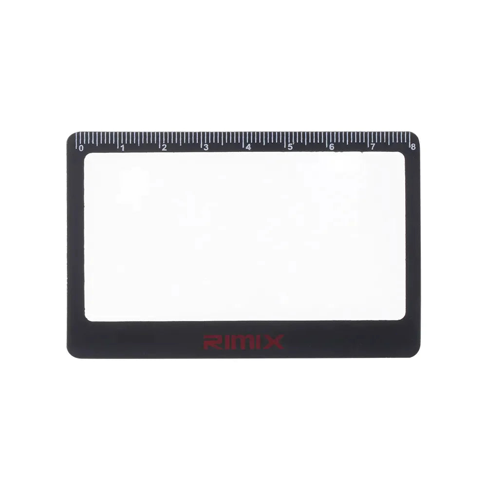 Mini loupe carte ultra-fine avec règle 1 ACHETÉ = 1 OFFERTE