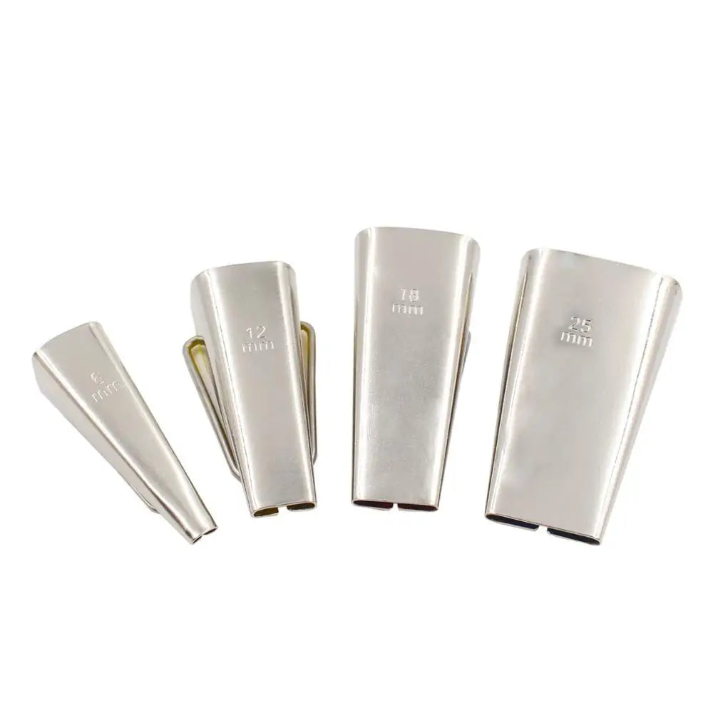Lot de 4 Appareils à Biais pour Couture – 6, 12, 18 & 25 mm – Outils pour Ourlets, Patchwork & Quilting