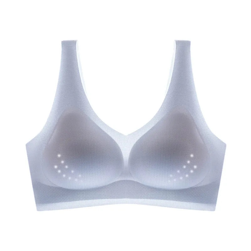 Brassière en Soie Glacée sans couture & 100% respirante