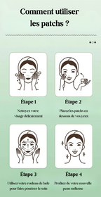 60x Patchs pour les yeux à l'Aloe Vera