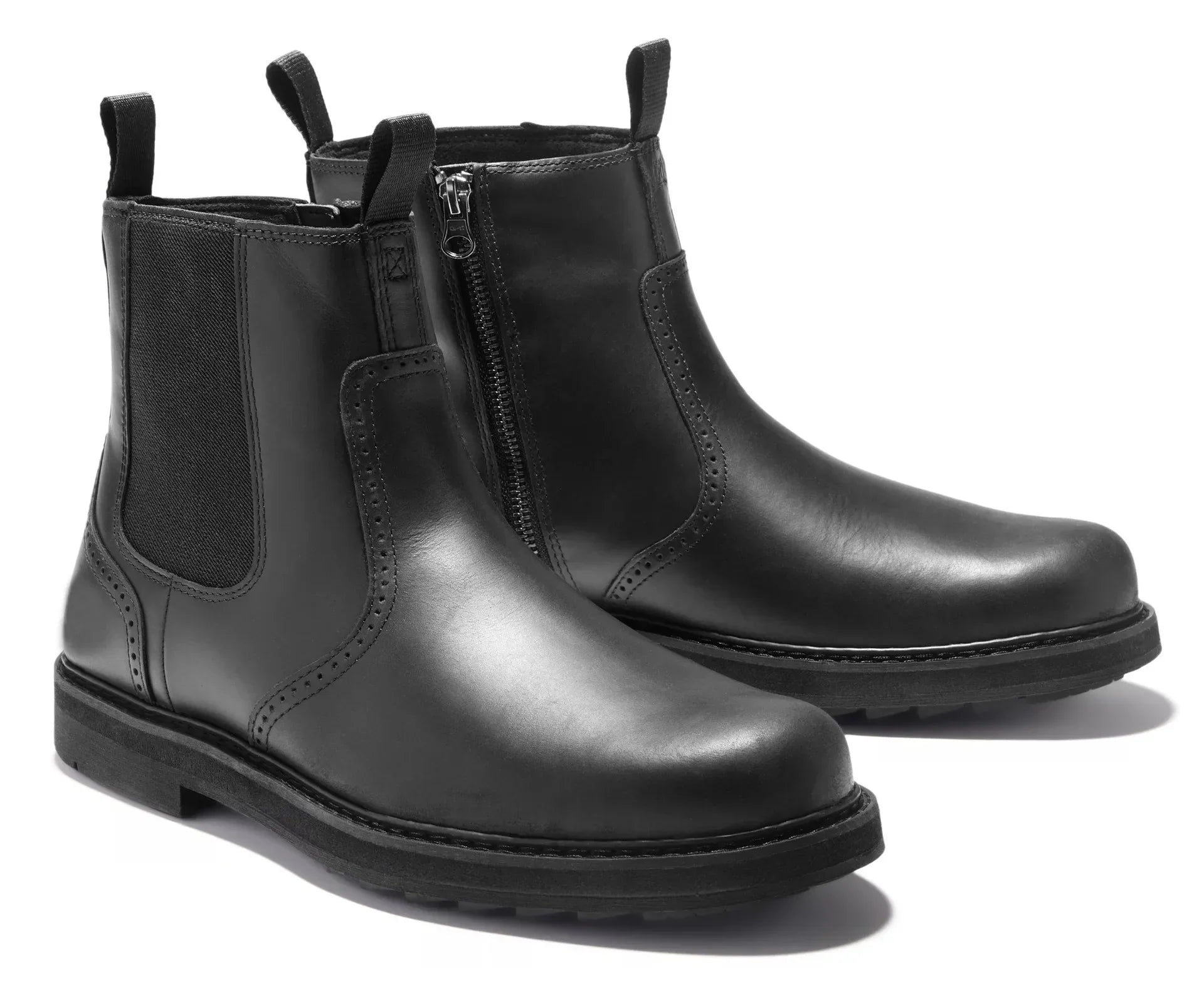 Bottines Chelsea en Cuir Rétro pour Homme - 49375FR