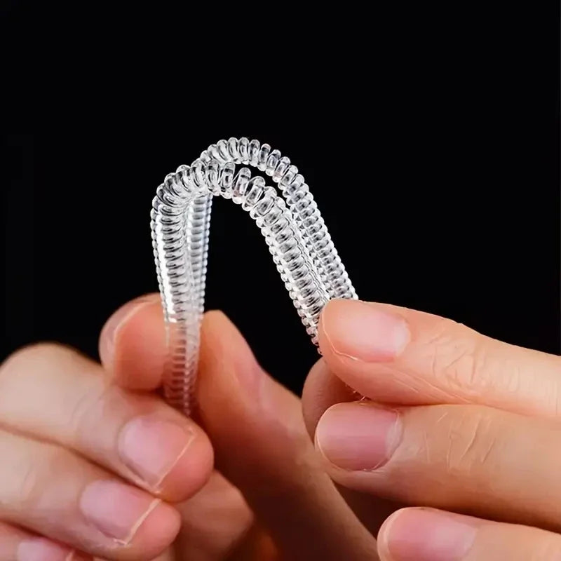 8PCS Réducteur en Silicone de taille de bague