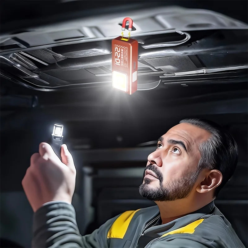 Mini Lampe Torche LED COB Rechargeable USB Magnétique – 1 ACHETÉE = 1 OFFERTE
