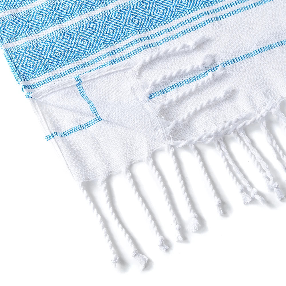 Poncho de Plage en Coton - Séchage Rapide & Anti-Sable