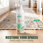 Nettoyant Détachant Mousse Lavage à Sec – Tapis, Canapé, Sièges Auto, Cuir et Tissus