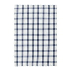 Pack de 5 paños de cocina ultra absorbentes azules y blancos 100% algodón puro 45x70cm