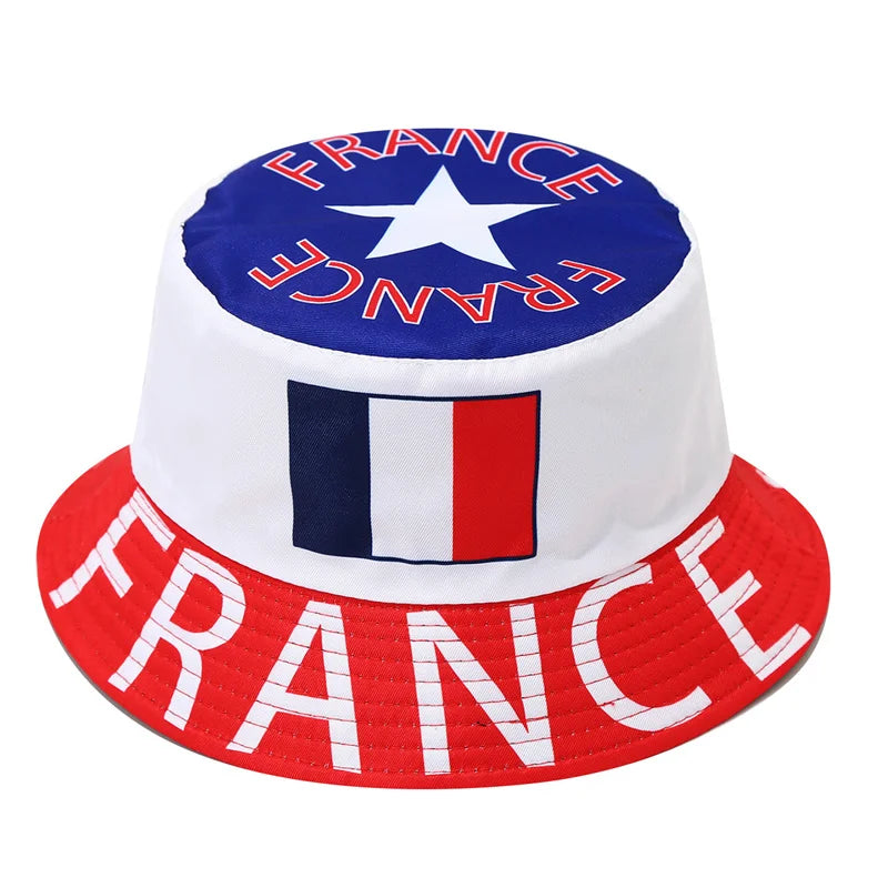 Chapeau Bob Unisexe Réversible Drapeaux Coupe du Monde 2026 – Pour Fans de Football