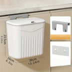 Poubelle Murale de Cuisine – Gain de Place, Pratique et Facile à Nettoyer & Plastique Durable