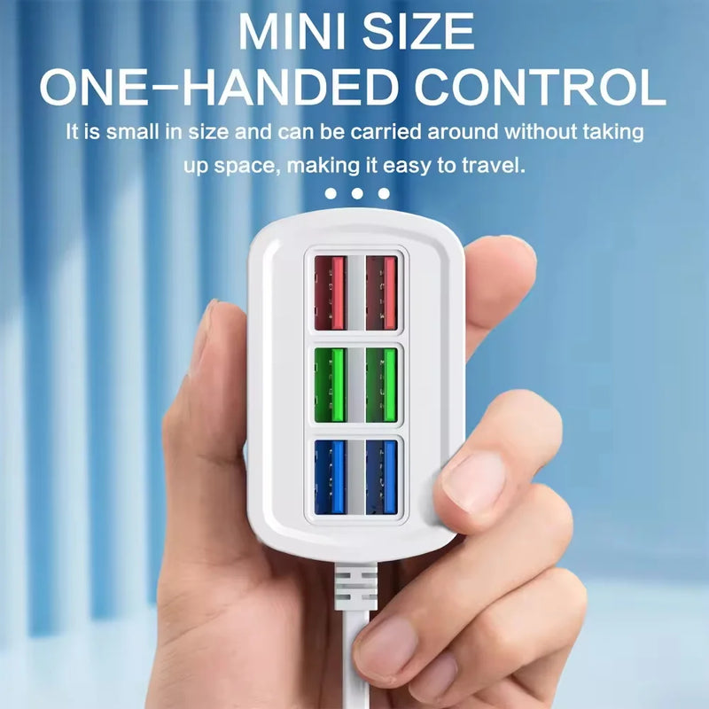 Station de Charge 6 Appareils – Compacte & Efficace