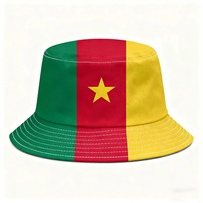 Chapeau Bob Unisexe Réversible Drapeaux Coupe du Monde 2026 – Pour Fans de Football
