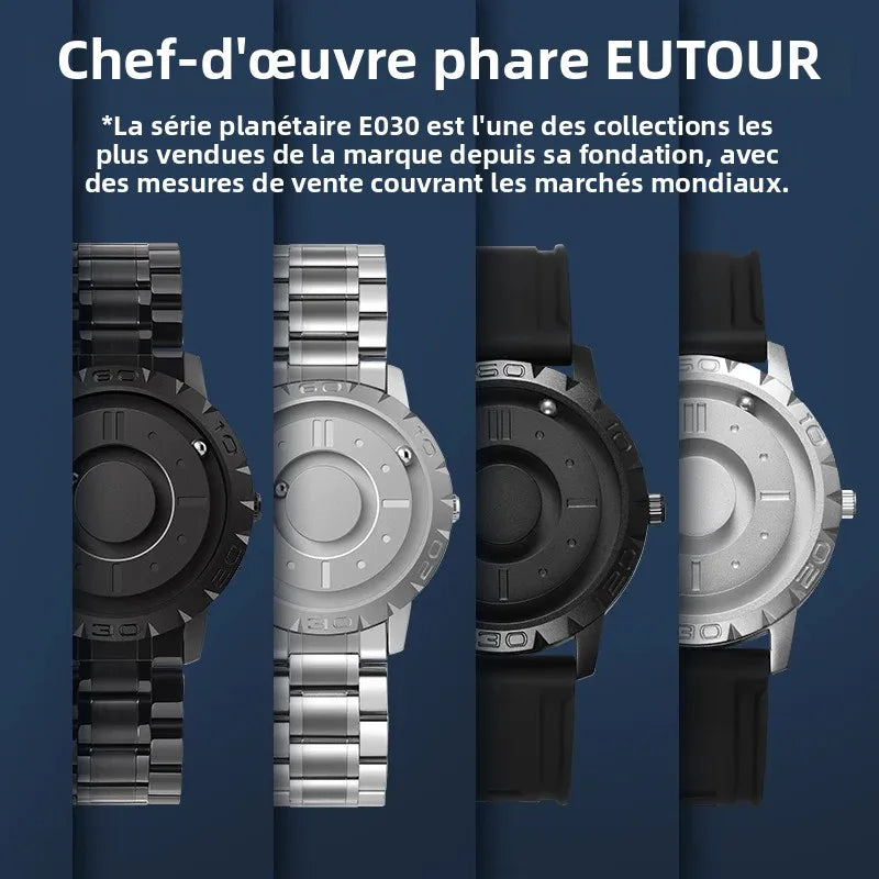 Montre Design TIMELESS avec Billes Magnétiques