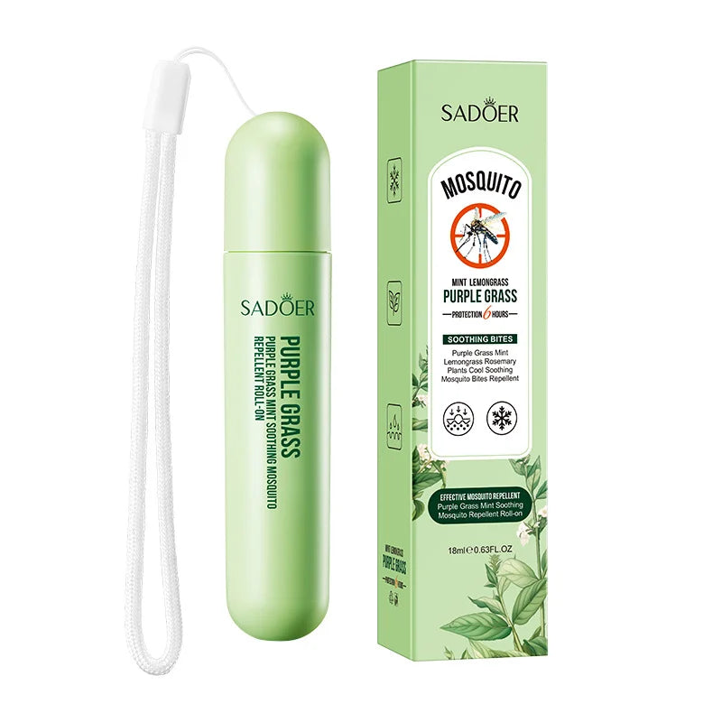 Roll-On à la Menthe Anti-Moustiques – Effet Frais et Apaisant pour l’Été