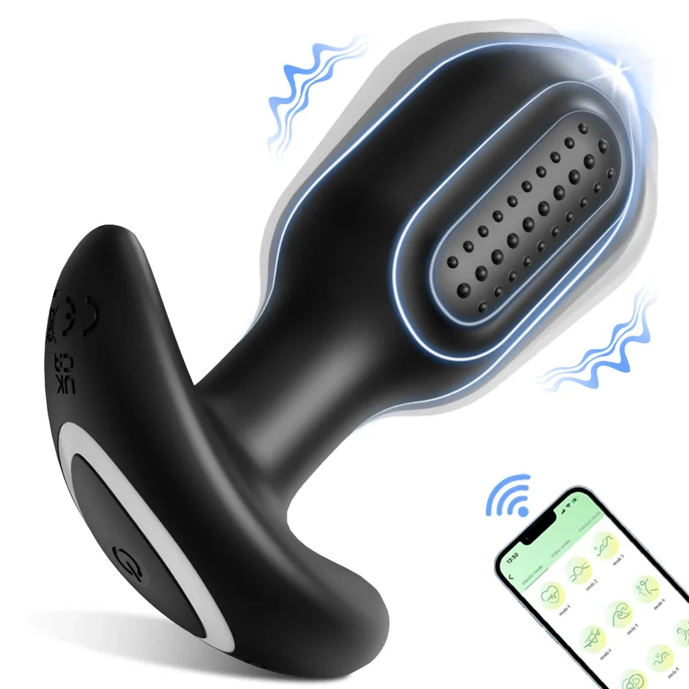 NovaPulse – Plug Anal à 9 Vibrations & Connecté avec Contrôle par Application