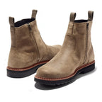Bottines Chelsea en Cuir Rétro pour Homme - 49375FR