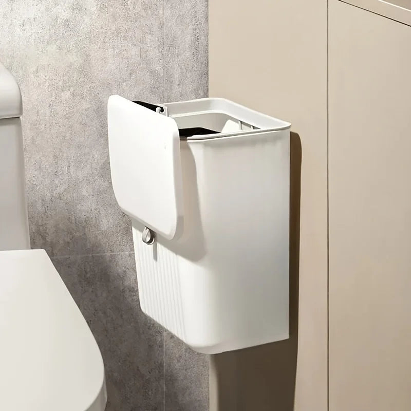 Poubelle Murale de Cuisine – Gain de Place, Pratique et Facile à Nettoyer & Plastique Durable