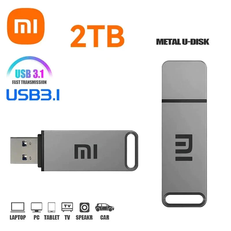 Clé USB 3.1 haute vitesse 2 To en métal