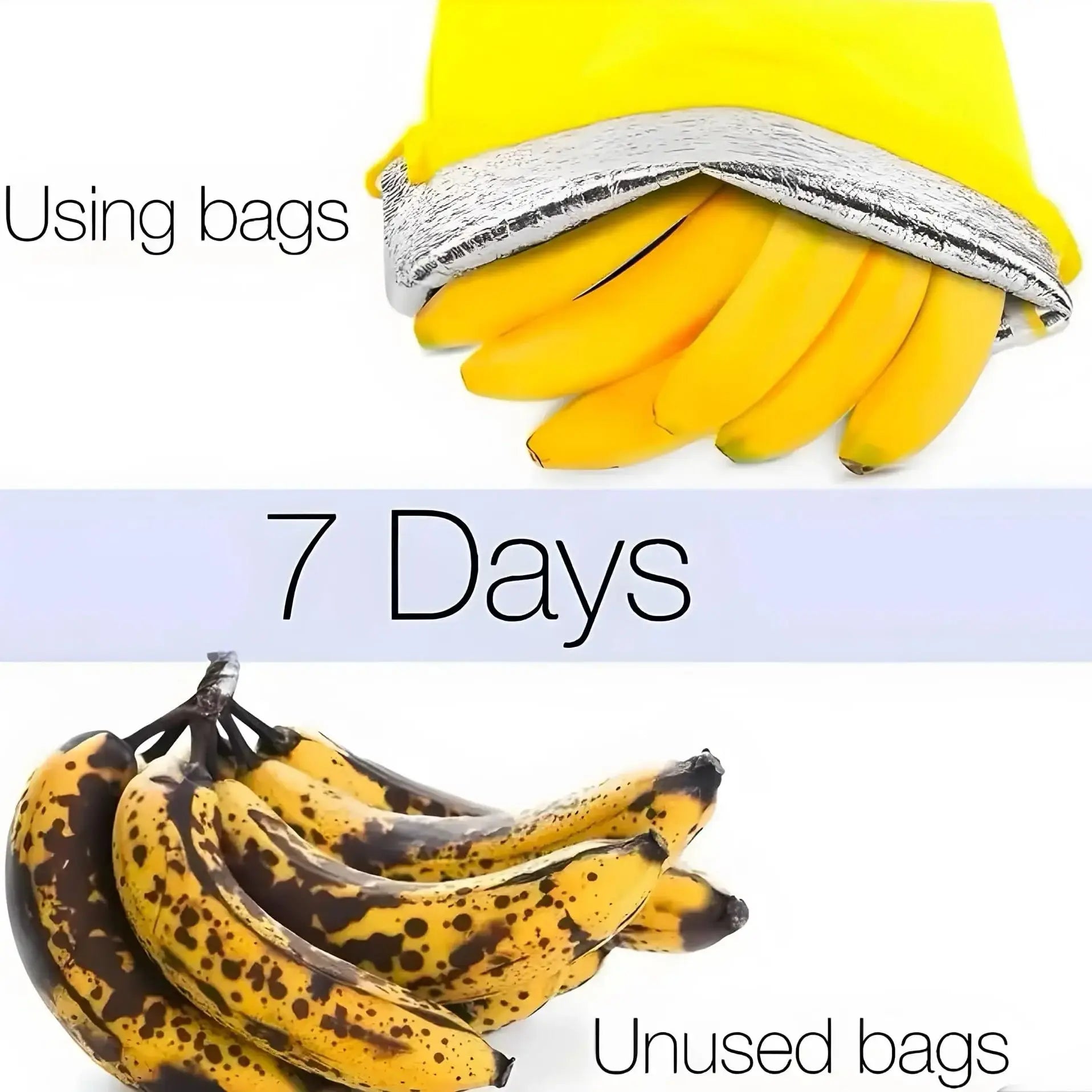 Sac de Conservation Banane – Anti-Noircissement - PACK DE 3