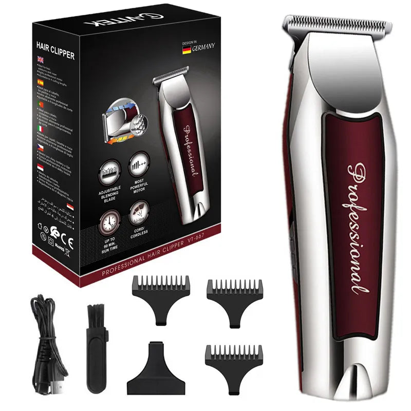 Tondeuse Professionnelle Sans Fil - Kit Complet