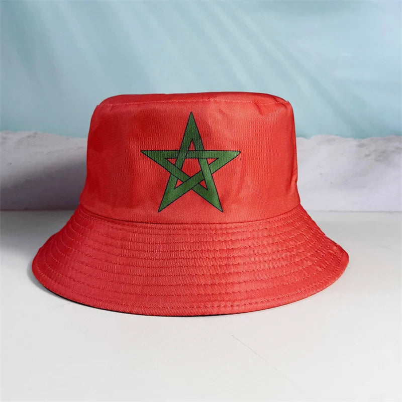 Chapeau Bob Unisexe Réversible Drapeaux Coupe du Monde 2026 – Pour Fans de Football
