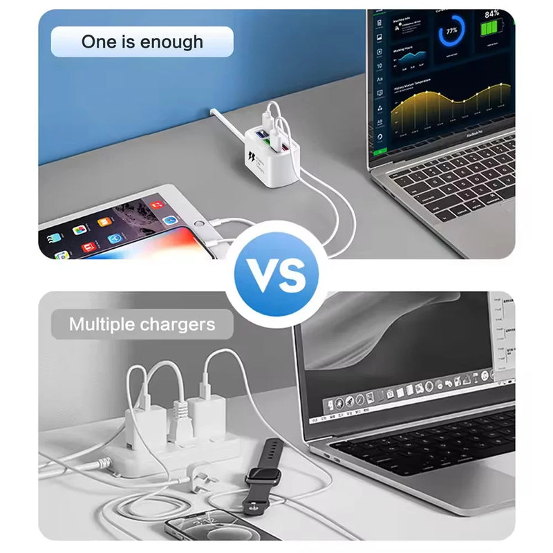 Station de Charge 6 Appareils – Compacte & Efficace