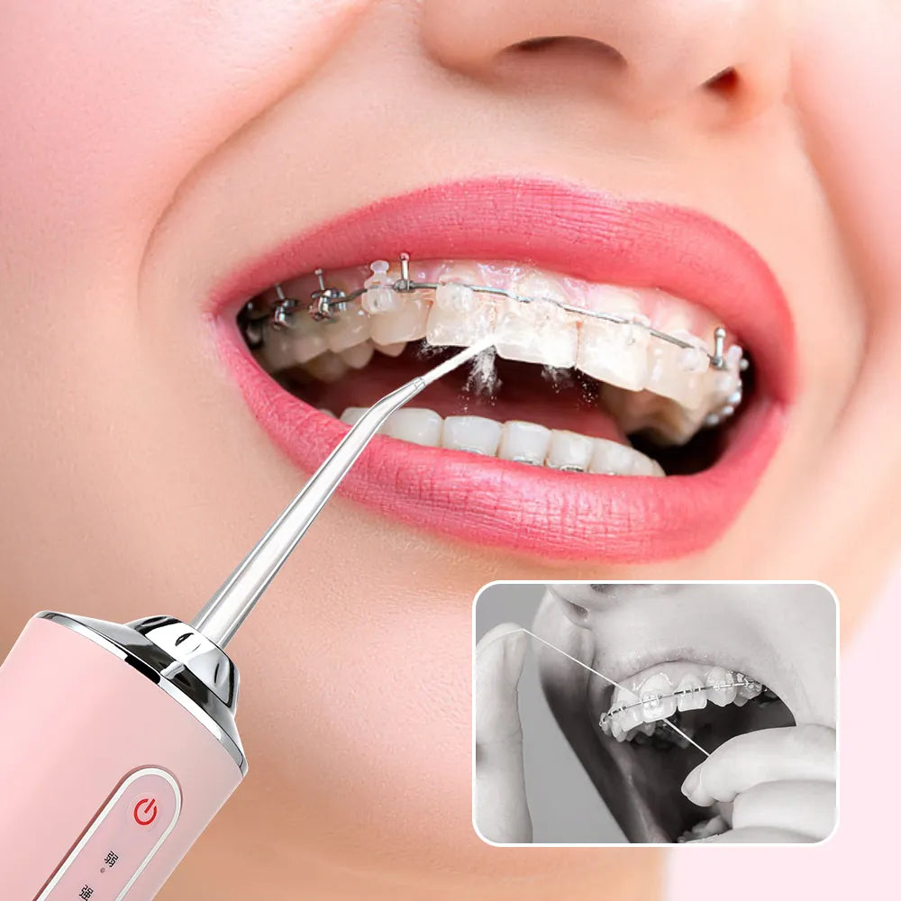 Irrigador dental eléctrico 3 modos + accesorios