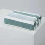 Serviette de bain rayée ULTRA absorbante et épaisse - 70x130cm