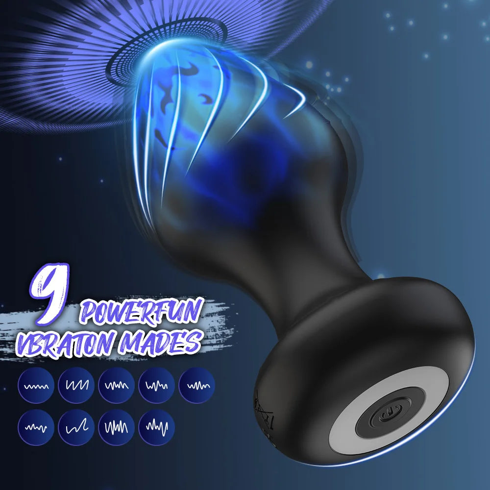 NovaPulse – Plug Anal à 9 Vibrations & Connecté avec Contrôle par Application