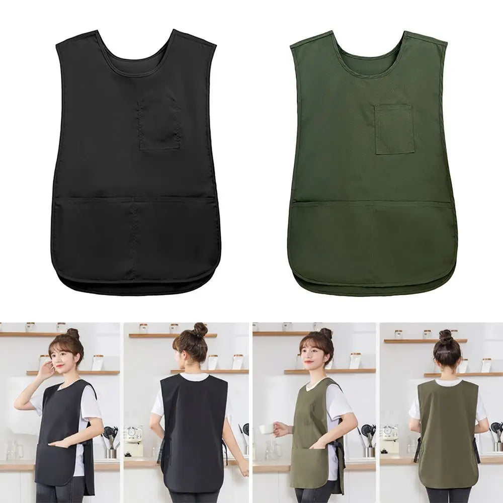Tablier Style Gilet Imperméable et Résistant aux taches en Nylon