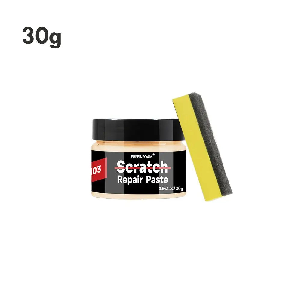 Crème de Polissage pour Éliminer Rayures de Voiture + Éponge OFFERTE