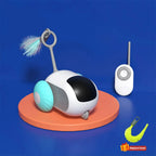 Voiture Intelligente Télécommandée Interractive pour Chat - 2 Modes