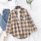 Women's plaid shirt