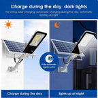Réverbère Solaire LED 200W avec Télécommande
