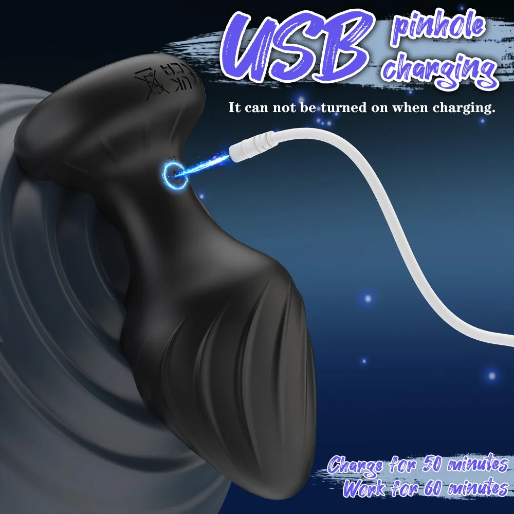 NovaPulse – Plug Anal à 9 Vibrations & Connecté avec Contrôle par Application