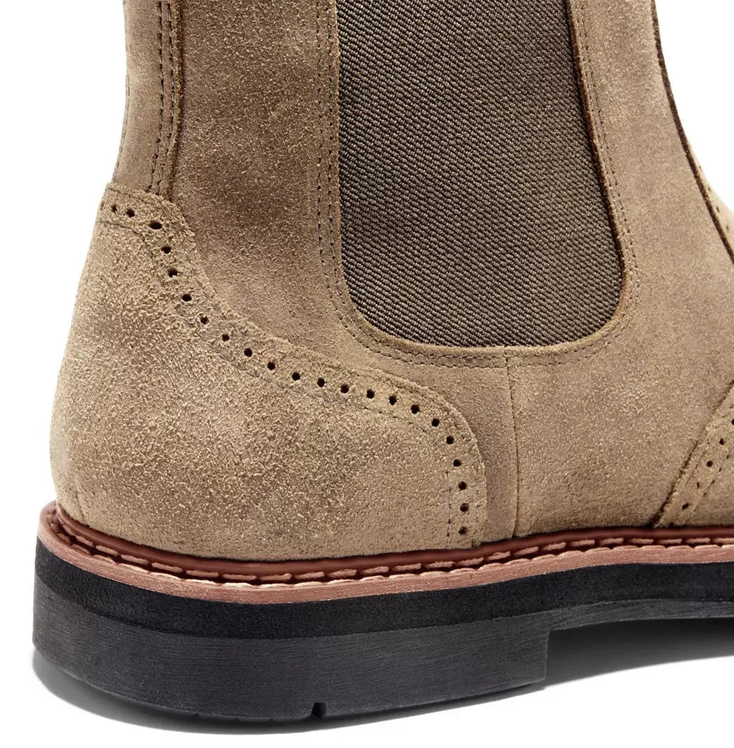 Bottines Chelsea en Cuir Rétro pour Homme - 49375FR