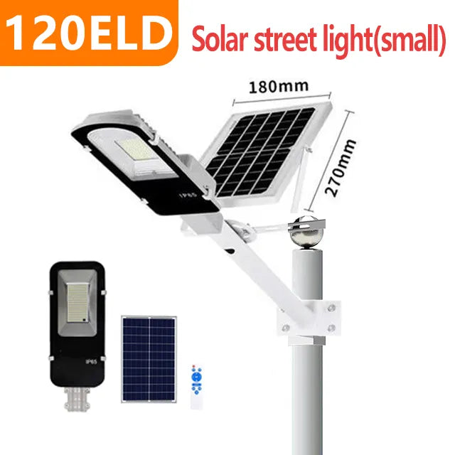 Réverbère Solaire LED 200W avec Télécommande