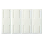 Lot de 4 Supports Muraux Coulissants Auto Adhésifs