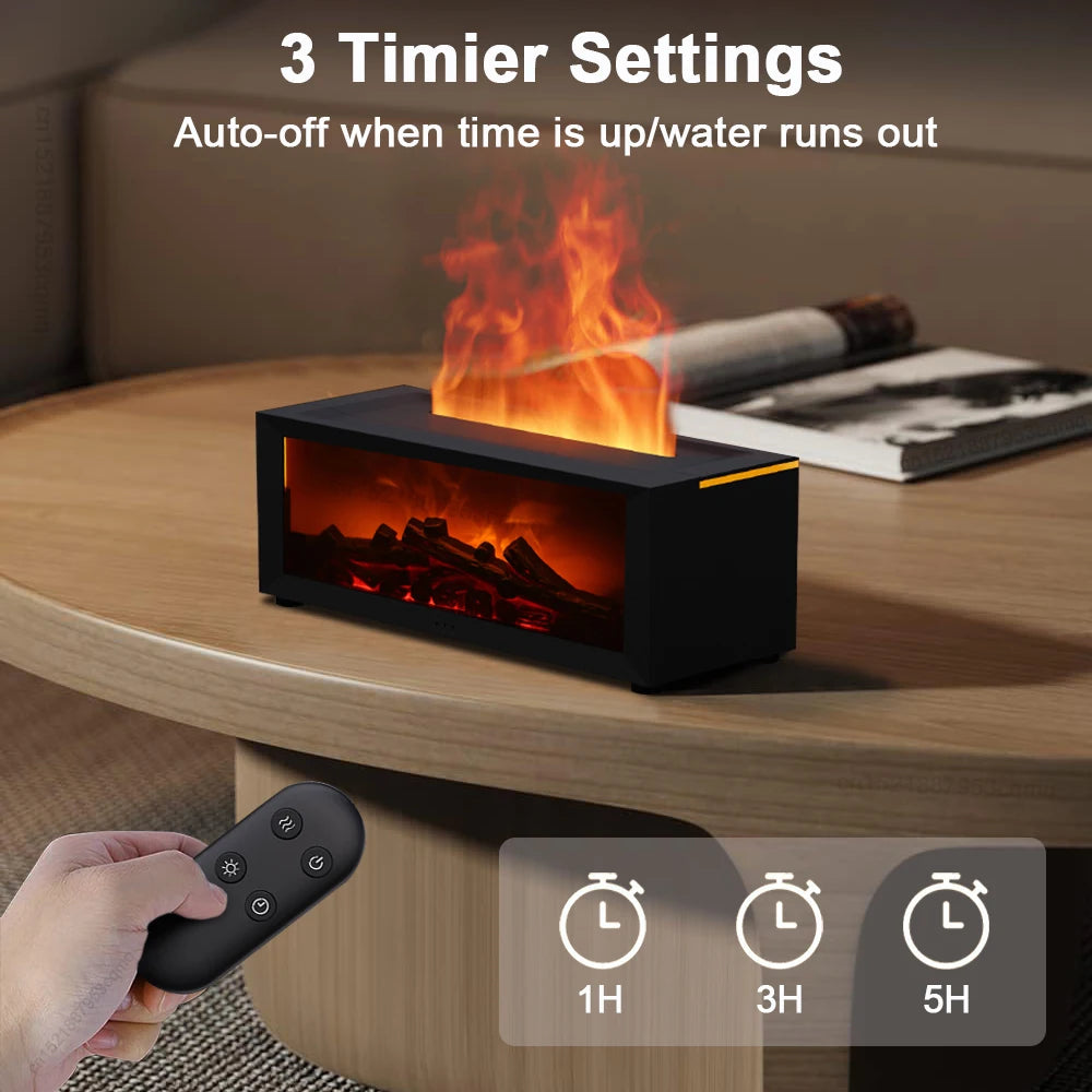 Diffuseur d’Huiles Essentielles Effet Flamme LED
