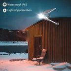 Réverbère Solaire LED 200W avec Télécommande