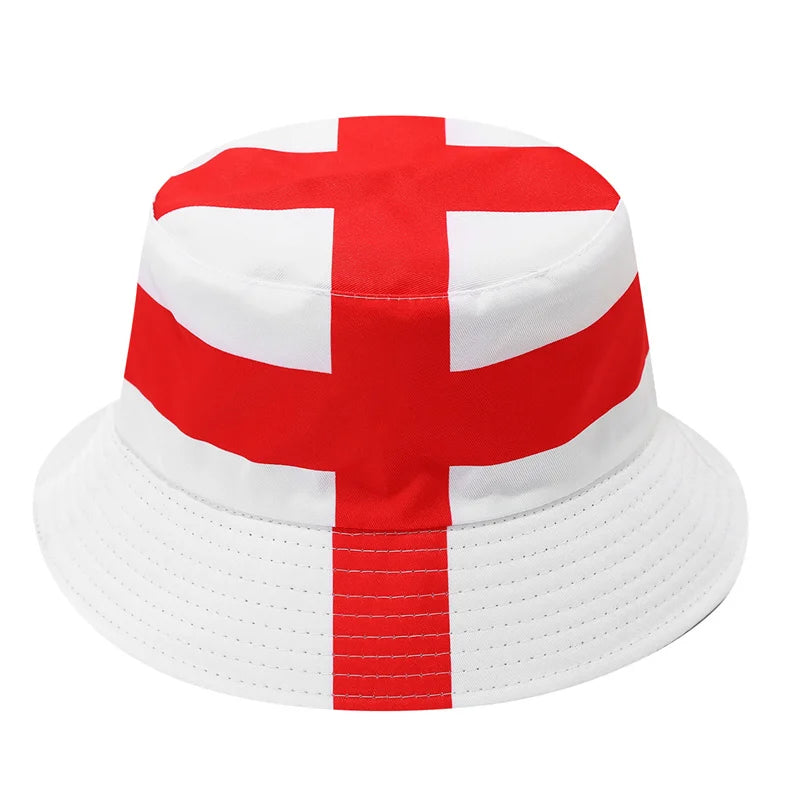Chapeau Bob Unisexe Réversible Drapeaux Coupe du Monde 2026 – Pour Fans de Football