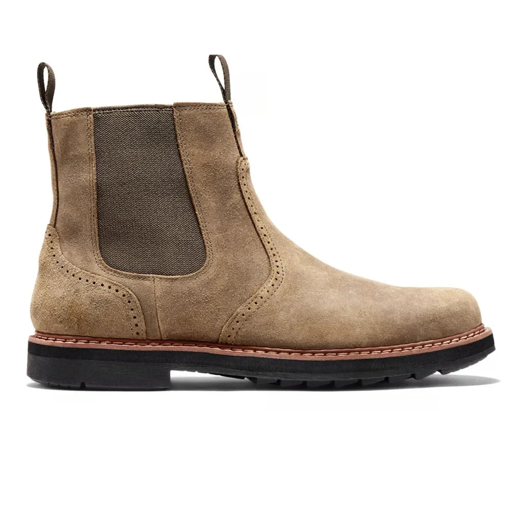 Bottines Chelsea en Cuir Rétro pour Homme - 49375FR